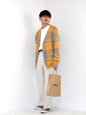 やーこん🦊︎︎︎︎︎︎︎︎︎︎︎︎☑︎さん(メンズ・172cm)の春コーディネート