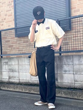 やーこん🦊︎︎︎︎︎︎︎︎︎︎︎︎☑︎さん（メンズ・172cm）の春コーディネート