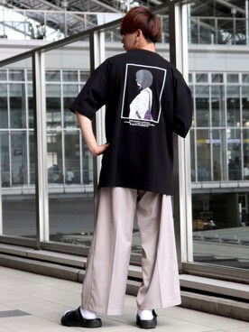 やーこん🦊︎︎︎︎︎︎︎︎︎︎︎︎☑︎さん（メンズ・172cm）の夏コーディネート