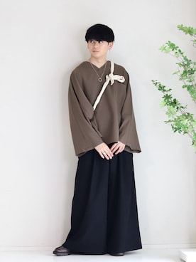 やーこん🦊︎︎︎︎︎︎︎︎︎︎︎︎☑︎さん（メンズ・172cm）の春コーディネート