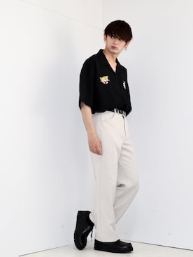 「アイテム（ピアス（片耳用））」を使った、やーこん🦊︎︎︎︎︎︎︎︎︎︎︎︎☑︎さん（メンズ・172cm・20代）の春コーディネート
