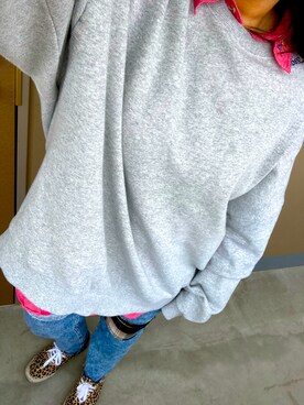 「Hollister（ホリスター）のアイテム（デニムパンツ）」を使った、okdaaamyさん（レディース・160cm）の春コーディネート