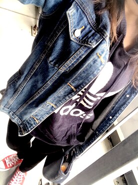 Adidas アディダス のパーカーを使ったレディース人気ファッションコーディネート Wear