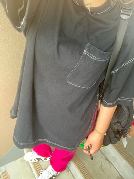 「ジーナシス」｜「アイテム（スニーカー）」を使った、okdaaamyさん（レディース・160cm）の夏コーディネート