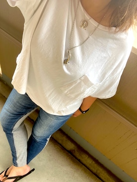 「SEVENDAYS=SUNDAY（セブンデイズサンデイ）のアイテム」を使った、okdaaamyさん（レディース・160cm）の夏コーディネート