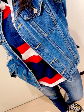 「ANAP（アナップ）のアイテム（ジャケット/アウター）」を使った、okdaaamyさん（レディース・160cm）の冬コーディネート