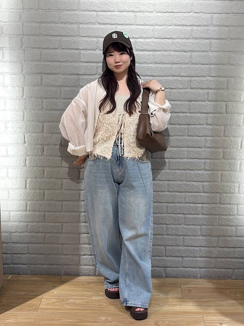 LOWRYS FARM 神戸三田プレミアムアウトレットnanoさんのタンクトップを使ったコーディネート - ZOZOTOWN