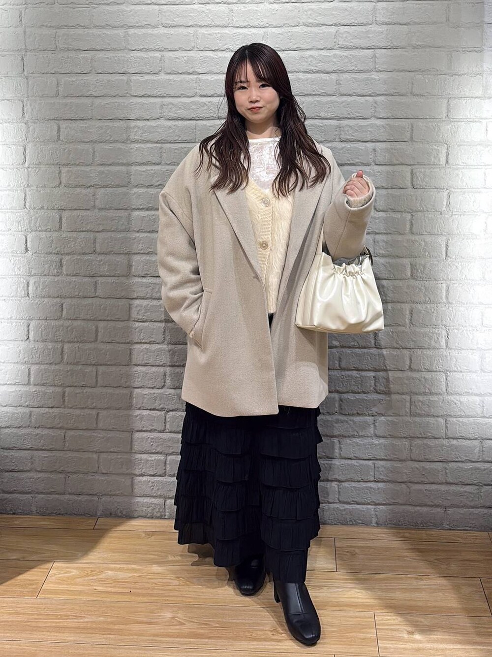 nano(LOWRYS FARM 神戸三田プレミアムアウトレット)|LOWRYS FARMのその他アウターを使ったコーディネート - WEAR