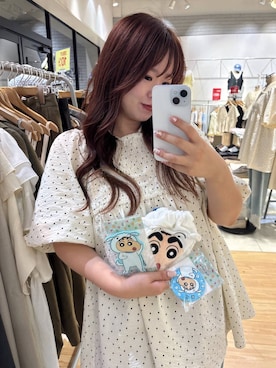 「LOWRYS FARM（ローリーズファーム）のペプラムチュニックＳＳ 660871（シャツ/ブラウス、その他）」を使った、nanoさん（レディース・152cm）の夏コーディネート