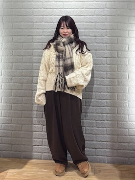 「アイテム（ポロシャツ）」を使った、nanoさん（レディース・152cm）の秋コーディネート