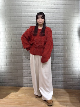 「アイテム（ポロシャツ）」を使った、nanoさん（レディース・152cm）の秋コーディネート