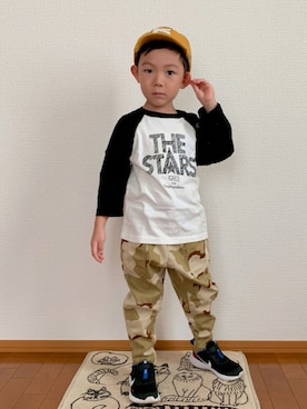 「highking（ハイキング）のアイテム」を使った、kan1208さん（キッズ・100cm）の秋コーディネート