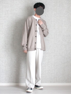 「ジーユー」｜Laitoさん（メンズ・169cm）の冬コーディネート