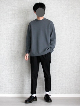 ニット セーターを使った 春服コーデ のメンズ人気ファッションコーディネート Wear