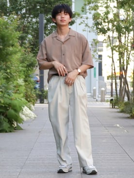 「EMMA  CLOTHES」｜「アイテム（腕時計）」を使った、Laitoさん（メンズ・169cm）の夏コーディネート