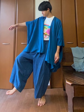 「和服コーデ」｜けんとさん（メンズ・177cm）の夏コーディネート