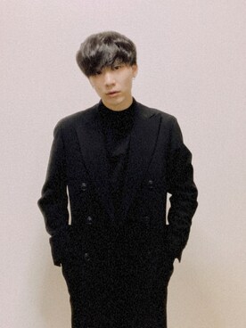 「no brand（ノーブランド）のアイテム（ダウンジャケット/コート）」を使った、konさん（メンズ・171cm）の秋コーディネート