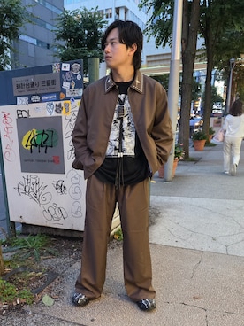 「アイテム（その他アウター）」を使った、housenさん（メンズ・168cm）の夏コーディネート