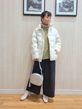 さおさん（レディース・154cm）の冬コーディネート