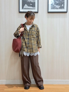 さおさん(レディース・154cm)の秋コーディネート