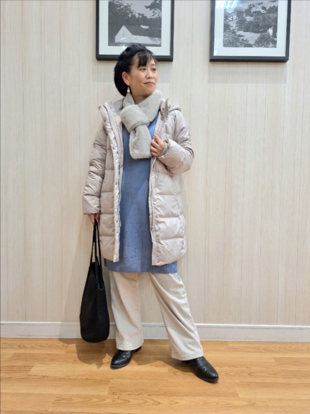 お値下げ中 ダウンコート お値下げ中！【美品】Mizuno フード付き