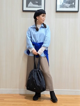 さおさん（レディース・154cm）の秋コーディネート