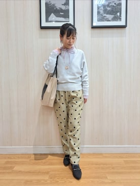 「DRESKIP（ドレスキップ）のアイテム（パンツ）」を使った、さおさん（骨格ストレート・レディース・154cm）の春コーディネート