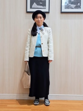 さおさん（レディース・154cm）の冬コーディネート