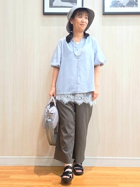 さおさん（レディース・154cm）の夏コーディネート