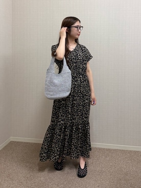 「MICO COULIER（ミコクリエ）のアイテム」を使った、nanaさん（レディース・157cm）の夏コーディネート