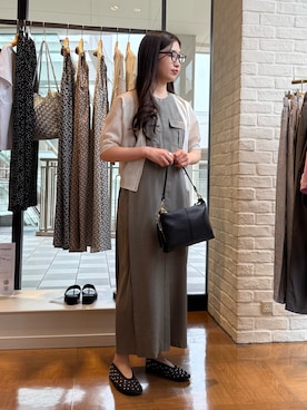 「NOLLEY'S LIGHT（ノーリーズライト）のアイテム」を使った、nanaさん（骨格ウェーブ・レディース・157cm）の夏コーディネート