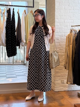 「NOLLEY'S LIGHT（ノーリーズライト）のアイテム」を使った、nanaさん（骨格ウェーブ・レディース・157cm）の夏コーディネート