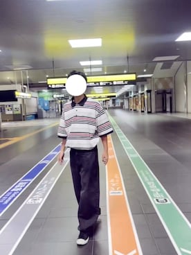 「アイテム（ポロシャツ）」を使った、Aldo’sさん（メンズ・170cm）の秋コーディネート