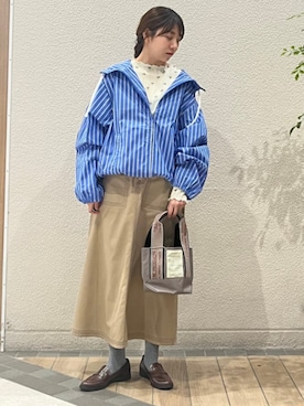 「eness（エネス）のアイテム」を使った、鞠子さん（レディース・158cm）の冬コーディネート