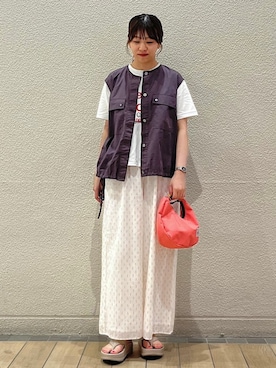 鞠子さん(レディース・158cm)の春コーディネート