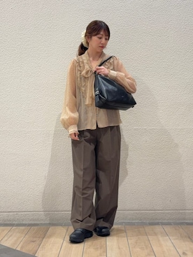 鞠子さん(レディース・158cm)の秋コーディネート