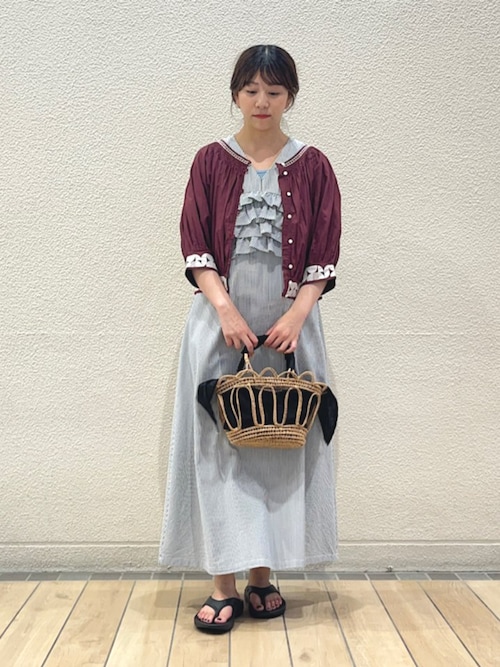 セール】TARANGO: ラウンド カゴ バッグ 25SS（かごバッグ