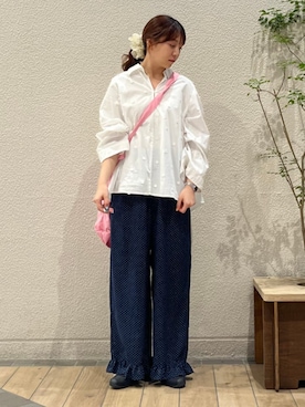 「SHIPS any（シップス エニィ）のアイテム」を使った、鞠子さん（レディース・158cm）の春コーディネート