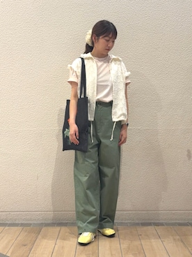 鞠子さん(レディース・158cm)の夏コーディネート