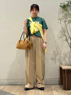 「SHIPS any（シップス エニィ）のアイテム」を使った、鞠子さん（レディース・158cm）の春コーディネート