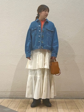 「SHIPS」｜「アイテム（ワンピース/ドレス）」を使った、鞠子さん（レディース・158cm）の冬コーディネート