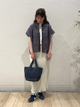 鞠子さん（レディース・158cm）の夏コーディネート