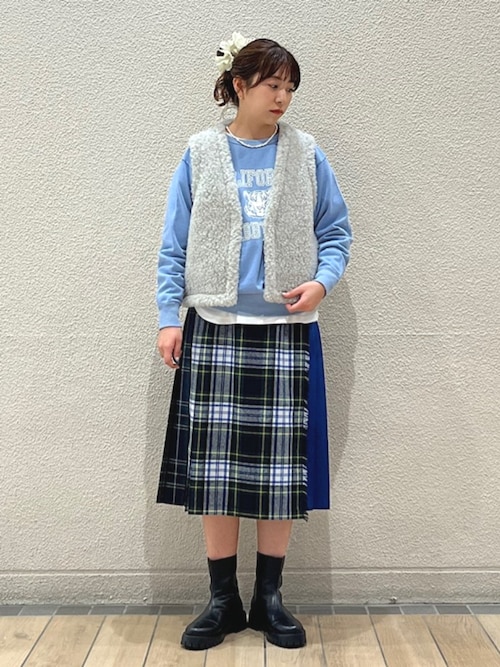 ONEIL OF DUBLIN: コンビ キルト チェック スカート 25AW（スカート