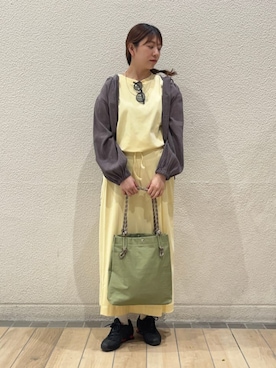 鞠子さん(レディース・158cm)の春コーディネート