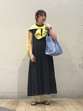 「IPANEMA（イパネマ）のアイテム」を使った、鞠子さん（レディース・158cm）の夏コーディネート
