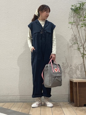 「SHIPS any（シップス エニィ）のアイテム」を使った、鞠子さん（レディース・158cm）の春コーディネート
