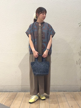 鞠子さん（レディース・158cm）の夏コーディネート