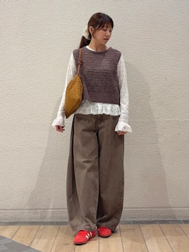 鞠子さん(レディース・158cm)の秋コーディネート