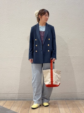 「ORCIVAL（オーシバル）のアイテム」を使った、鞠子さん（レディース・158cm）の秋コーディネート