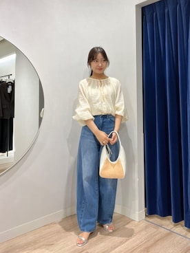 「Rie Miller（リエミラー）のアイテム」を使った、めいめい🐑さん（レディース・158cm）の春コーディネート